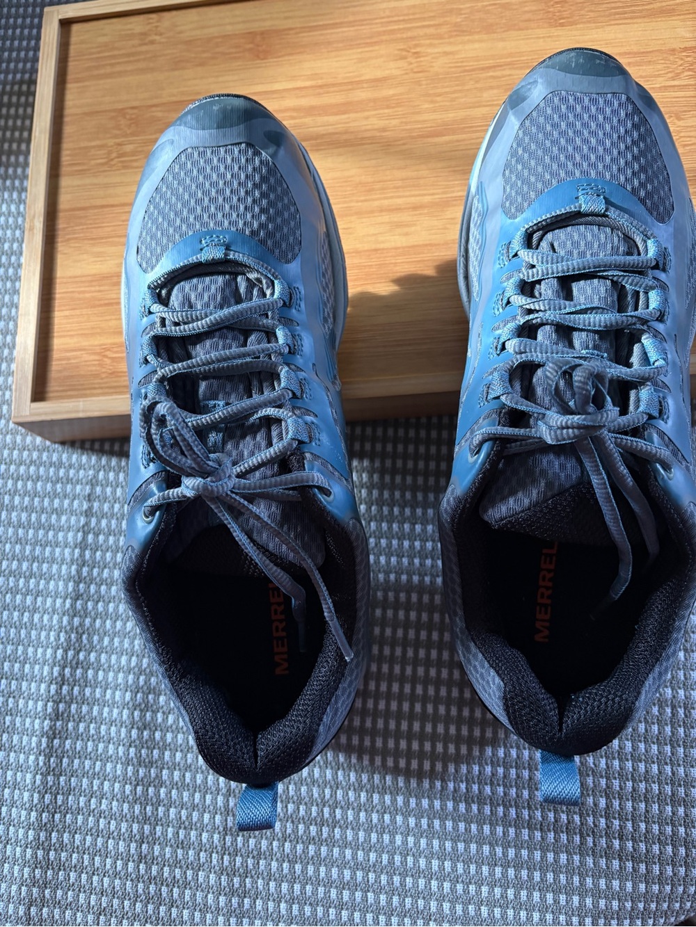 Merrell Women’s Blue and Gray Siren Edge 3 Trail Shoes